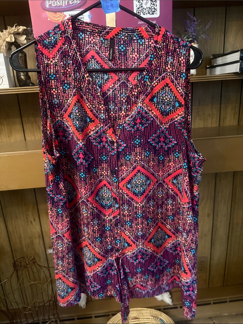Maurice’s Button Down Tank